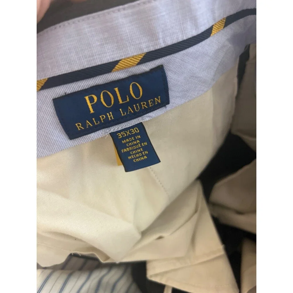 Polo Ralph Lauren Men’s Performance Twill Trousers size 35/30 NWT Gray